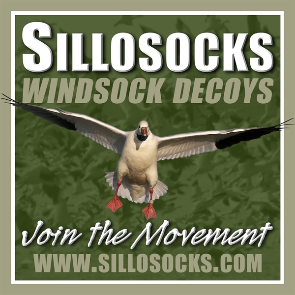 Prairiewind Decoys. Headless ECONO Snow Windsock Decoys (SS1005HL) by Sillosocks Decoys