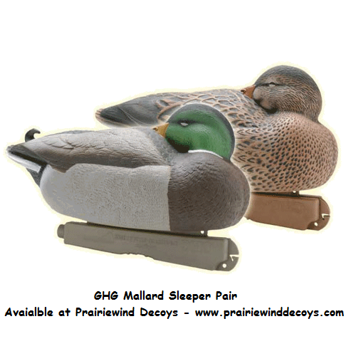 Avery Greenhead Gear Pro-Grade Duck Decoy,Mallards//Sleeper Pack,Pair