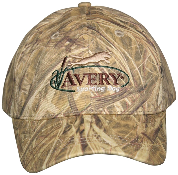Avery Logo Greenhead Gear GHG Buck Brush Trucker Hat Cap Blind Mesh Back 