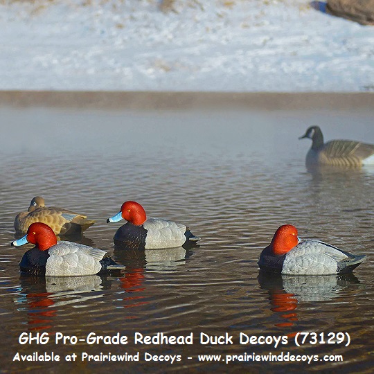 Prairiewind Decoys. **SALE** ProGrade Redhead Duck Decoys 6 pk