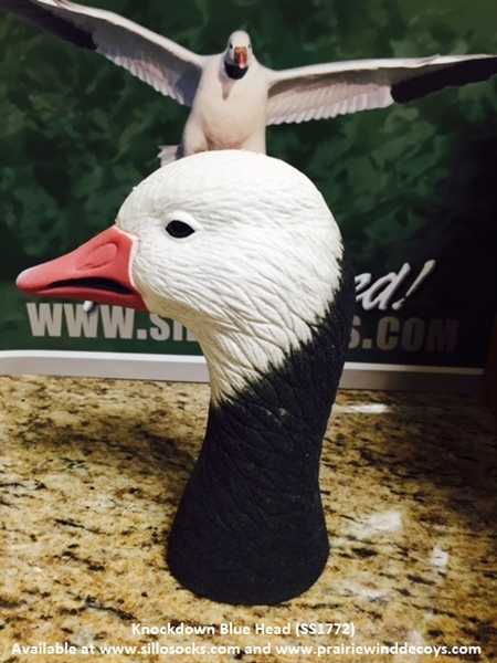 Prairiewind Decoys. *SALE* 3-D Sentry Blue Goose Decoys by Sillosock Decoys