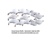 Picture of *FREE SHIPPING* Pro-Grade Snow Goose Shell Decoys Harvester 12 Pack by Greenhead Gear GHG
