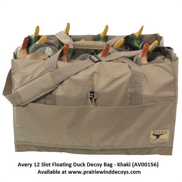 Prairiewind Decoys. 12 Slot Duck Decoy Bags by Avery Outdoors
