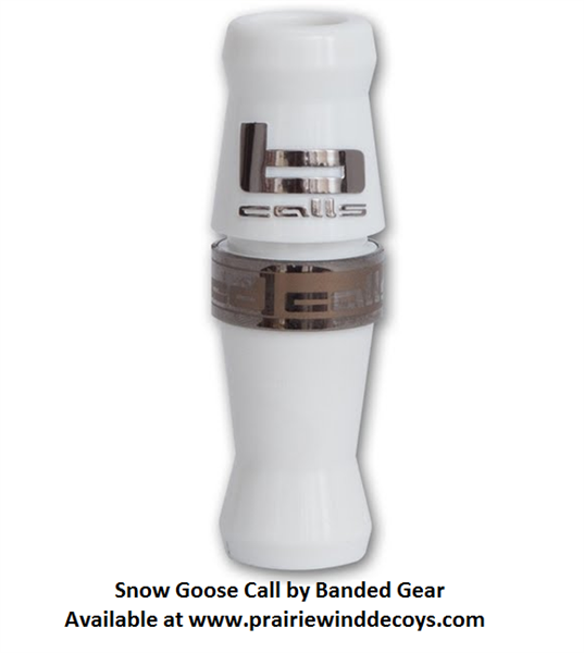 Prairiewind Decoys. White Snow Goose Call by Banded Outdoors