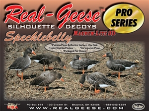 Picture of **SALE*** Pro Series Specklebelly Goose Silhouette Decoys by Real Geese Decoys