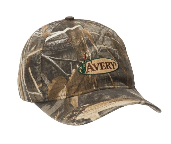 Avery Logo Greenhead Gear GHG Cotton Hat Cap Realtree Bottomland Camo Btml 