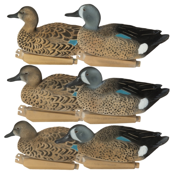 AVERY GREENHEAD GEAR GHG FFD PRO GRADE BLACK DUCK FLOATING DUCK DECOYS FLOCKED 